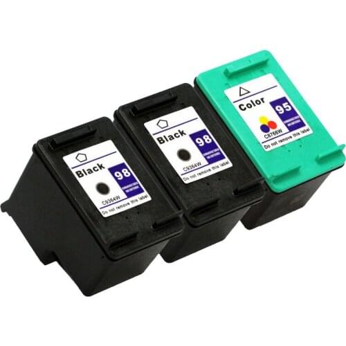 Vilaxh 95 98 Compatible Ink Cartridge Replacement For HP 95 98 Photosmart C4183 C4188 2570 Deskjet 5940 D4145 6130 6313 Printer