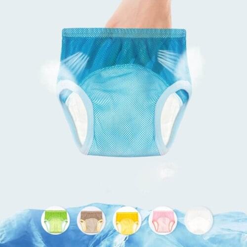 Mesh Cool Summer Baby Training Pants Baby Toilet Practice Pants Waterproof Urine Washable Gauze Study Pants