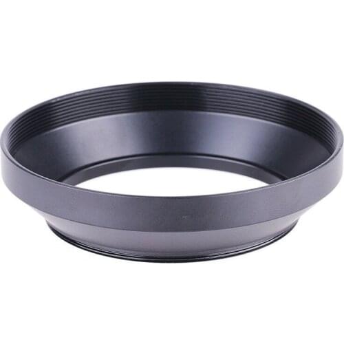 Foleto Metal Wide Angle Lens Hood Screw-in Mount 49/52/55/58/62/67/72/77/82mm for DSLR Camera Canon Nikon dslr camera 5d iv d90