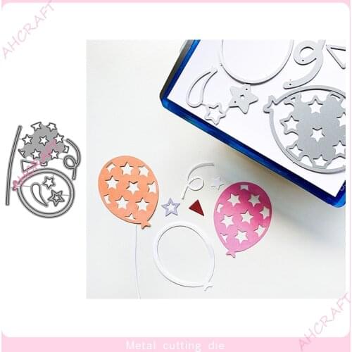 Balloon Metal Cutting Dies for DIY Scrapbooking Photo Album Decorative Embossing Paper Card Crafts Die 2021