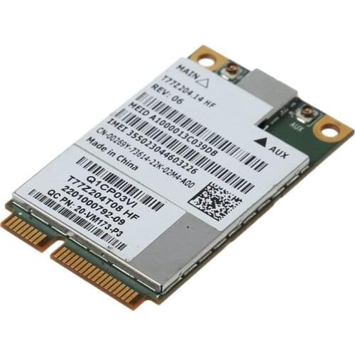PCI-E Wireless Adapter Card Module for Dell Latitude E6420 E5420 0269Y 00269Y DW5630 5630 for Gobi 3000 3G EVDO/WCDMA WWAN G77MT