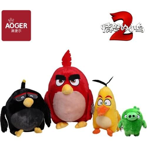 Geniune angry birds stuffed plush toy Anime Pokemoned Stuffed Toy Peluche Plush Doll Gift for Kid