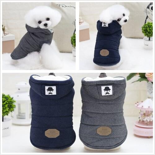 New Pet Dog Cotton Fleece Winter Warm Clothes Thicken Jacket Puppy Dogs Coat Outwear Mascotas Roupa De Cachorro Pet Shop 7677