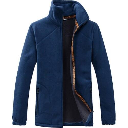 MRMT 2021 Brand New Mens Fleece Jacket To Increase Overcoat for Male Middle-aged Jacket Outer Wear Clothing