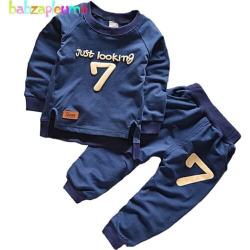 2017 Autumn Kids Clothes Long Sleeve Baby Boys Kidswear Sportsuit Toddler Girls Clothing Child Tracksuits Christmas Outfits A258