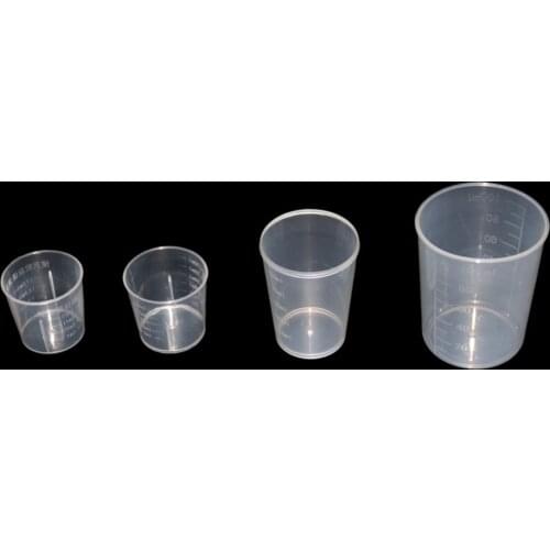 15/20/30/50/100ml Plastic Flask Digital Measuring Cup Cylinder Scale Measure kitchen Chemistry Lab Laboratory Tools 2 Pcs