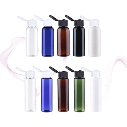 30ml Few Color Plastic PET Bottle Flip Lid lotion emulsion serumToner Toilet Flower Water Perfume Alcohol Skin Purified Packing