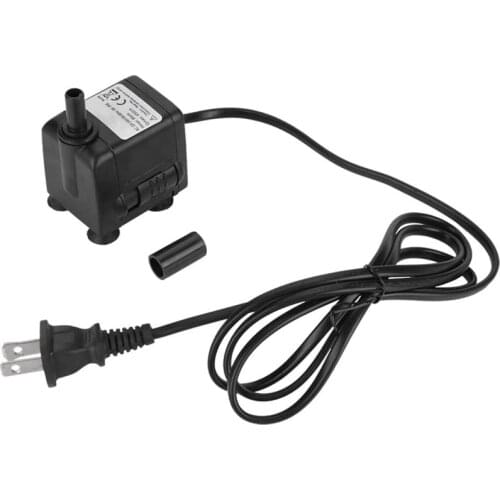 Submersible Pump, Fish Tank Fountain Pump, 7W Ultra Quiet Submersible Water Pump Underwater Aeration Fountain for Aquarium Pond