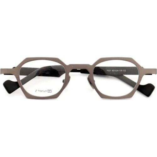 Progressive Multi-focal Lens B-Titanium Glasses Frame Vintage Unisex Optical Eyewear See Near Far Presbyopia Reading Eyeglasses