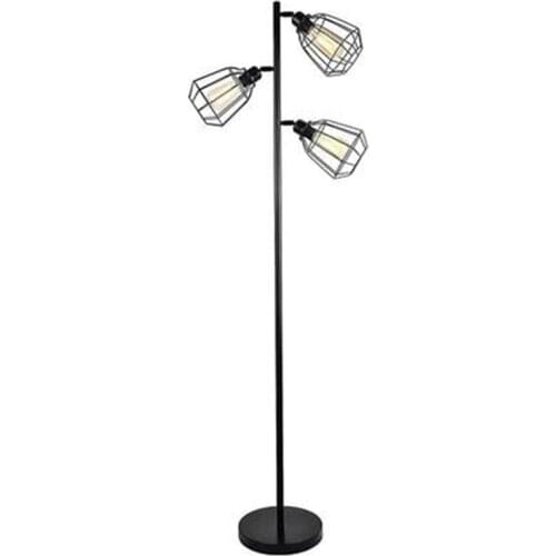 Industrial Floor Lamp,Adjustable Halter, Floor Lamp for Living Room, Bedroom, Office, Country Home(US Plug)
