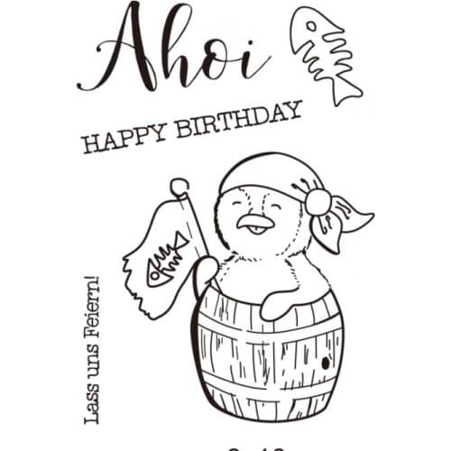 German Words Transparent Clear Silicone Stamp/Seal for DIY scrapbooking/photo album Decorative clear stamp ST0342