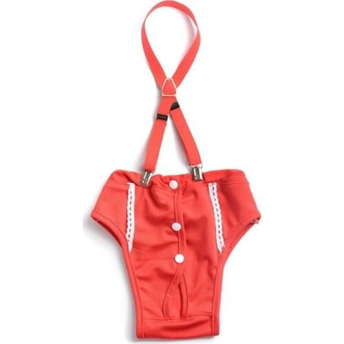 Multicolor Dog Summer Cotton Sanitary Pantie With Adjustable Strap Suspender Physiological Pants Pet Underwear Diaper Jumpsuit