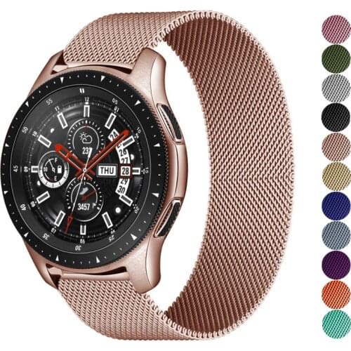 20mm 22mm strap for Samsung galaxy watch 3 45mm 46mm 42mm gear S3 frontier active 2 huawei gt 2/2e band amazfit gtr bip bracelet