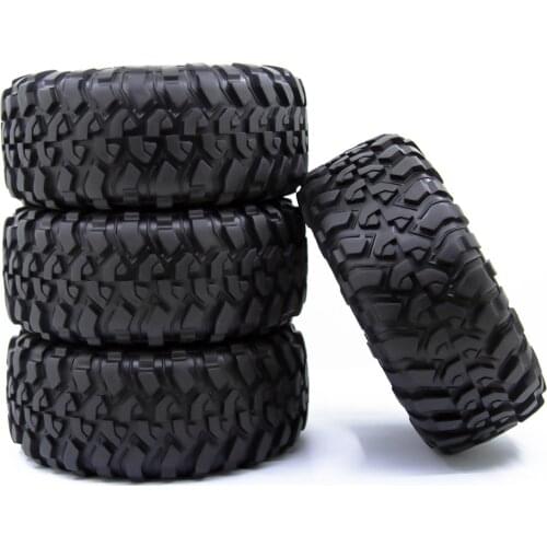 RC 120MM 1.9" Rubber Rocks Tires for 1:10 RC Rock Crawler Axial SCX10 Canyon Trail 105Rims TRX4 TRX6 #8174