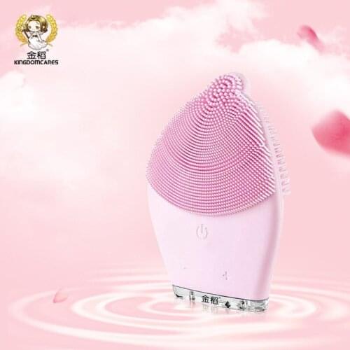 Electric Facial Cleansing Brush Waterproof Face Skin Scrub Massager Silicone Vibration Scrubber Pore Clear Blackhead Remover