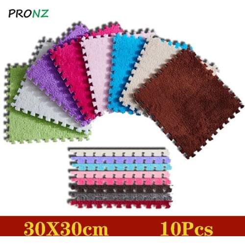 Foldable Carpets For Living Room Soft Climbing Cappet Rugs Split Joint BathRoom Anti-skid Rug Kids Magic Patchwork Crawing Mat