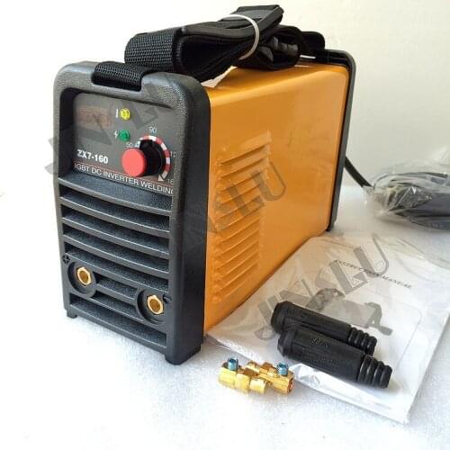 ARC160 ( ZX7-160 ) welder IGBT DC Inverter MMA Welding Machine With 3M earth clamp & 3M earth electrode holder