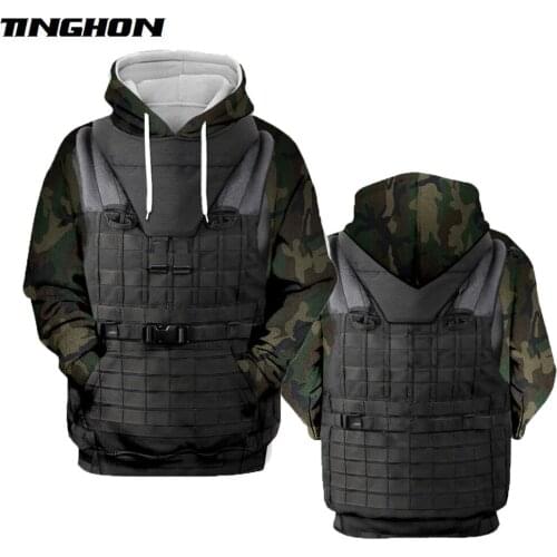 XS-7XL Plus Size Men women Warrior Soldier Knight Armor 3d print Hoodies Long Sleeve Sweatshirts Camouflage Tracksuits