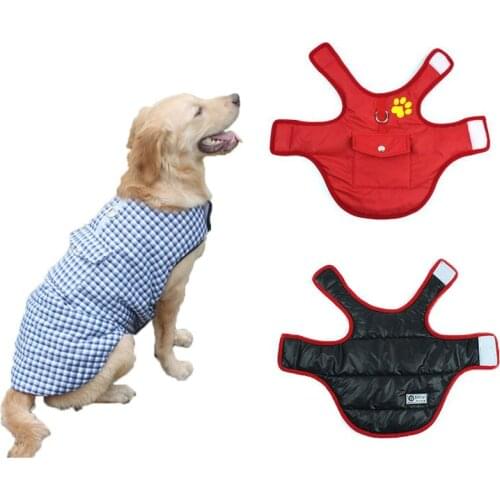 Winter Dog Pet Clothes Waterproof Dog Jacket Coat Pets Clothing Costume For Small Medium Large Dogs Bulldog Ropa Perro XS-3XL