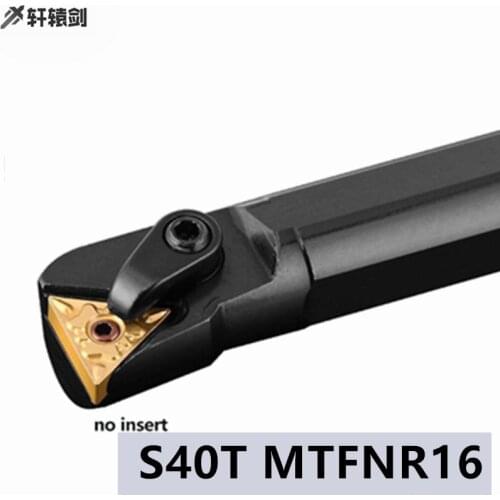 1PC S40T MTFNR16 MTFNL16 CNC Lathe Cutting Tool MTFNR Rod-Shaped Internal Turning Holder For TNMG Carbide Inserts