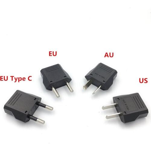100pcs AU US EU European Travel Adapter Euro American To Australian Power Adapter Electric Plug Sockets AC Converter Outlet