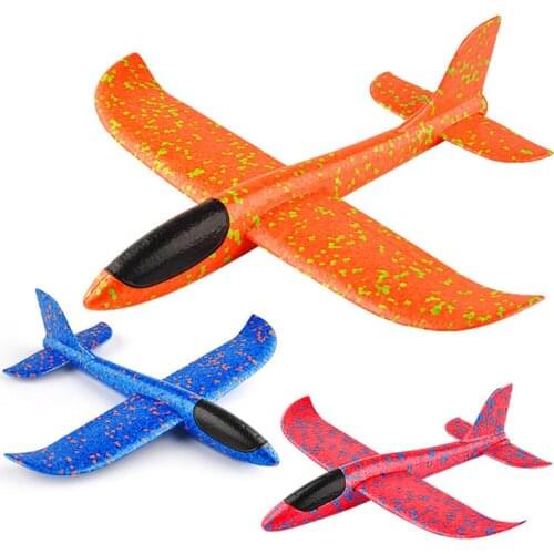 2018 New Hand Launch Glider Foam Toy Plane Model , Horizontal Flying & Spiral Flying airplane made of foam plastic