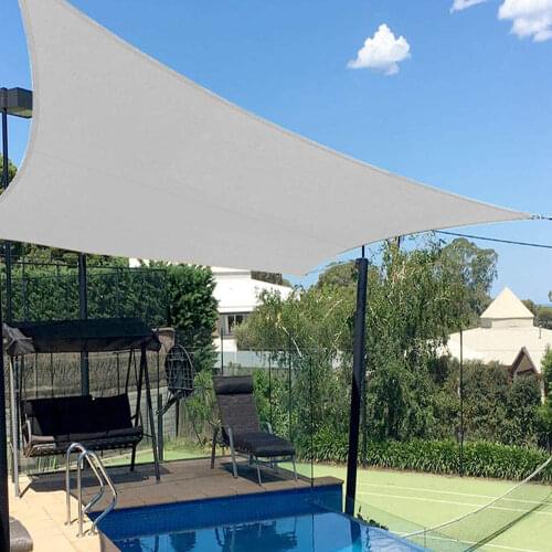 4*6m 5*6m 6*8m UV Protection 70% Waterproof Oxford Cloth Outdoor Sun Sunscreen Shade Sails Net Canopies Yard Garden Encrypted