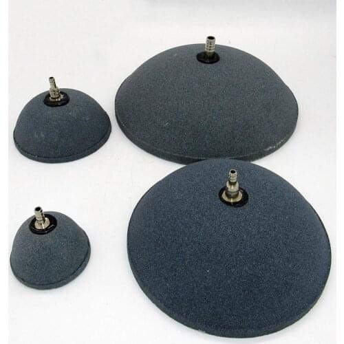 Aquarium Bubble Air Stone 60/80/100mm Bubble Stone Aerator for Aquarium Fish Tank Ceramic Bubble Air Stone Air Pump Accessories