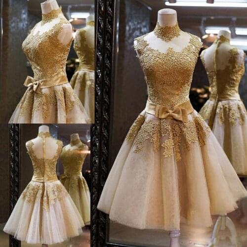 ANGELSBRIDEP High Quality Homecoming Dresses Vestidos de festa Fashion Gold Applique Belt Tulle Graduation Formal Gowns