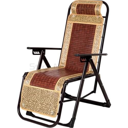 Bamboo cool chair folding light nap lying chair lazy back pregnant woman elderly chair