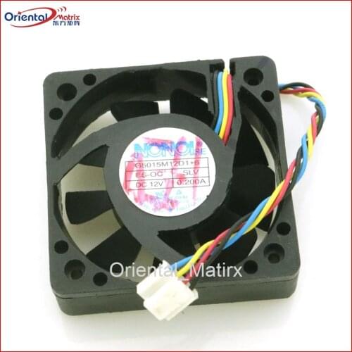 Free Shipping G5015M12D1+6 HA5015M12F-Z 12V 0.20A 50x50x15mm 4Wires 4Pins Cooler Cooling Fan