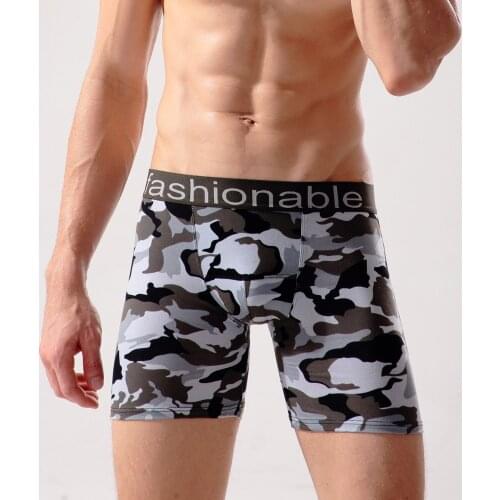 Underwear Male Mens Underwear Boxers Men Sexy Underwear Letter Pure Color Boxer clothes Shorts Bulge Pouch Underpants Breathable