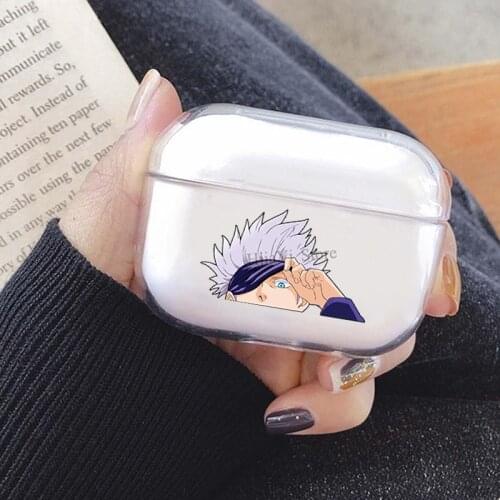 Jujutsu kaisen gojo satoru peeker Cover For AirPods Pro 3 Air Pods Case Earphone Accessories TPU Protector Airpods3 Case