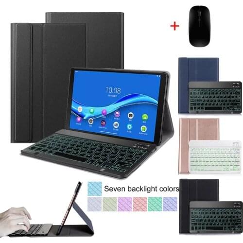 Backlit Keyboard Case For Lenovo Tab M10 HD (2nd Gen) TB-X306F TB-X306X Tablet Cover 10.1'' Wireless Bluetooth Keyboard Moues