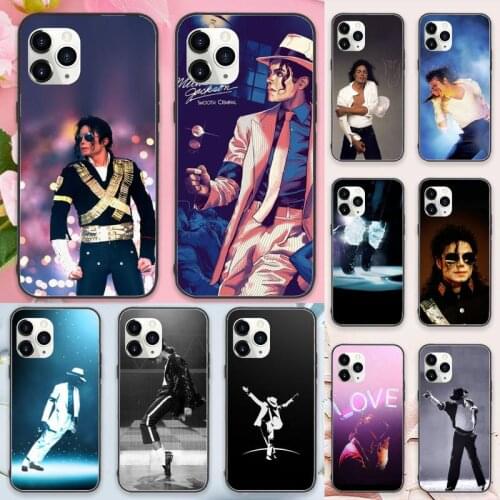 Michael Jackson famous singer Phone Case for iPhone 11 12 pro XS MAX 8 7 6 6S Plus X 5S SE 2020 XR Luxury brand shell