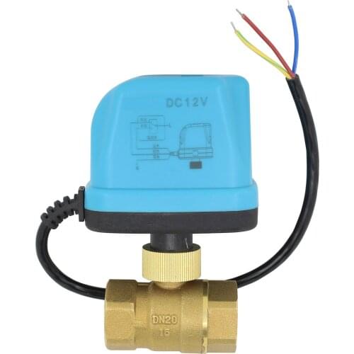 2 Way motorised Valve 12v Electronic Electric Ball Valve 2 Port Motorized Zone Valve electrovalve 1/2 3/4 1 1-1/4 inch