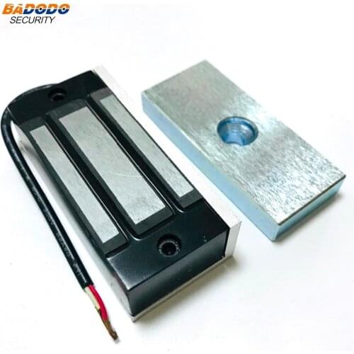 Single door electric electromagnetic lock magnetic lock 60KG /100Lbs holding force for showcase cabinet door