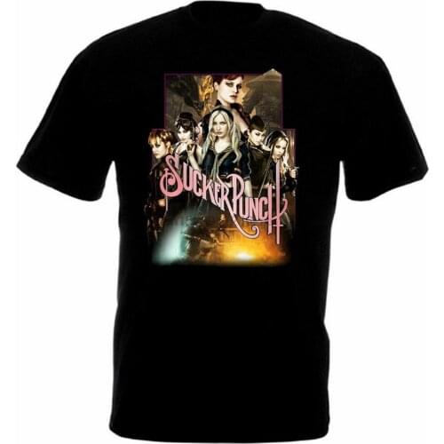 Sucker Punch V1 T-shirt Black Poster All Sizes S-XXL-5XL Cotton Tee Shirt Custom Screen Printed