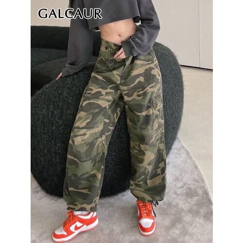 Женские брюки карго GALCAUR China At AliExpress