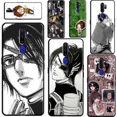 Hange Zoe Attack on Titan anime For OPPO A53 A31 A9 A5 2020 F5 F7 A1K A15 A3S A5S A83 A91 A93 A52 A72 Reno2 Z Phone Case