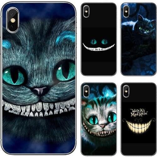 Alice-in-Wonderland-Cheshire-Cute-Cat For Huawei Mate 20 30 40 7 8 9 10 Lite Pro P Smart 2018 2019 Plus G7 G8 Soft Skin Cover