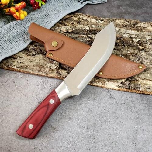 Kitchen Chef Knives Sets Stainless Steel Slaughter House Boning Knife Meat Cleaver Butcher Knife Sharp Cleaver Slicing knife Ki