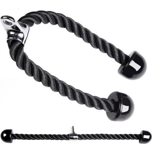 Men Women Fitness Equipment Pull Rope Nylon Biceps Drawstring For Fitness Training Triceps Biceps Back Shoulder Hip Shaping 40#4