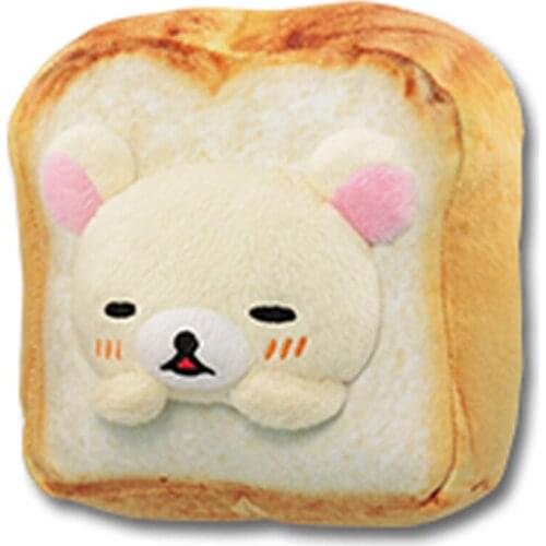 New Toast Bread Rilakkuma Korilakkuma Mini Plush Toy 10cm Cute Stuffed Animals Kids Toys Dolls Children Baby Gifts