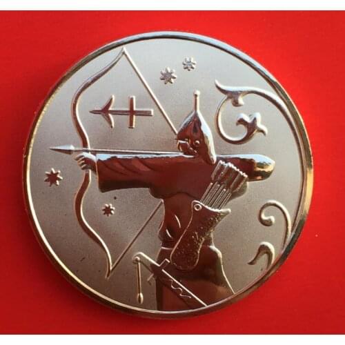 Sagittarius of the constellation series Russia Plated Coin Commemorative Coin Badge Medal Collection Best Gift
