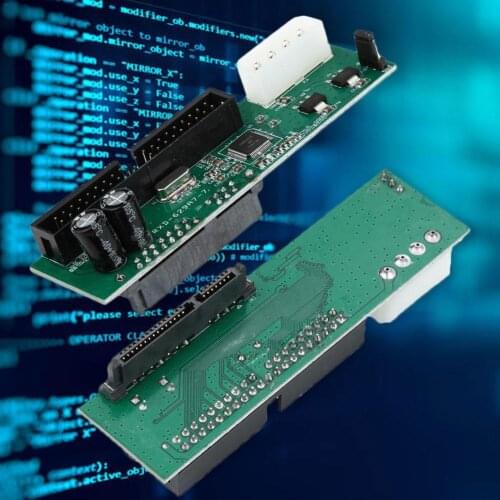 1Pc PATA IDE TO SATA Converter Adapter Plug Play 7+15 3.5/2.5 HDD DVD SATA Pin I7Z9