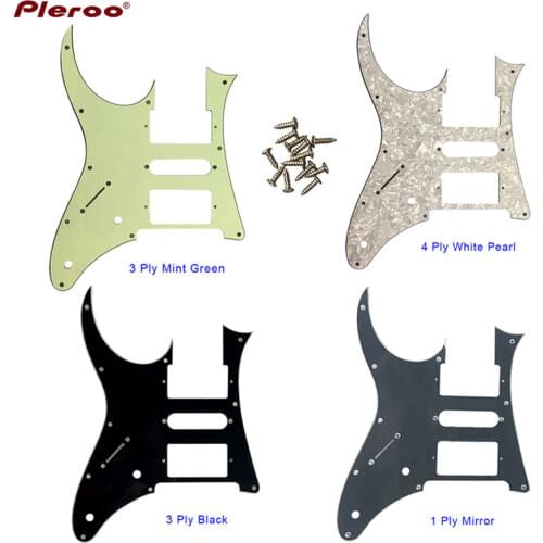 Pleroo Custom electric Guitar Parts - For Left handed MIJ Ibanez RG350EXZ Guitar Pickguard Pickup Scratch Plate HSH Humbucker