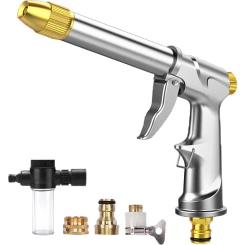 Dropshipping Garden Water Gun High-pressure Water Hose Nozzle Foam Car Wash Cleaning Tools Plantenspuit Watering Water Spray Gun