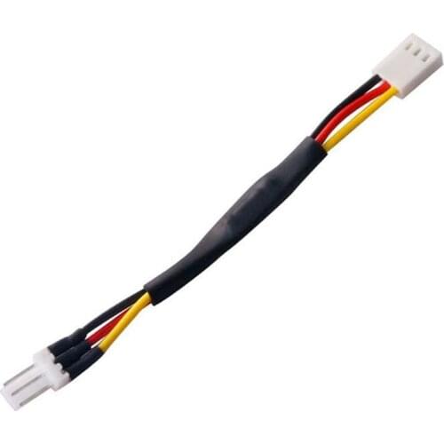 Fan Resistor Cable 3 Pin 4 Pin Male To Female Connector Reduce PC Fan Speed Noise Extension Resistor Cable Wire