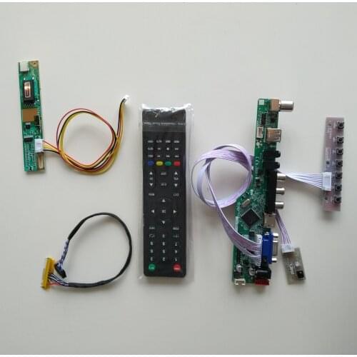 TV AV VGA USB AUDIO LCD LED Controller Board kit Card DIY 30pin LVDS For N154I2-L02 1280X800 panel display